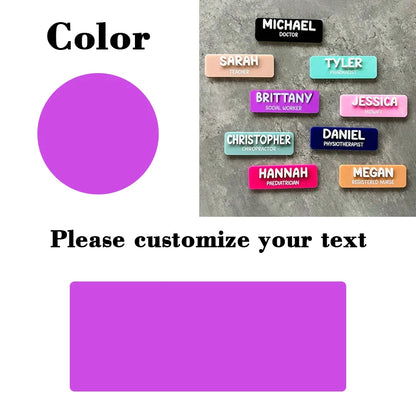 Personalized Custom Badges | Customized Personalized Name Badges | Name Badges | Educators | Nursing | Doctors | Teachers |