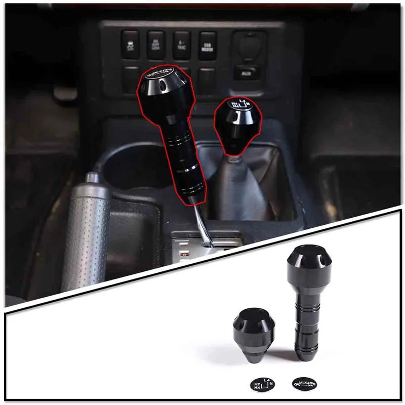 For Toyota FJ Cruiser 2007-2021 Car Gear Grip Head Shift Knob Modification Aluminum alloy interior Accessories