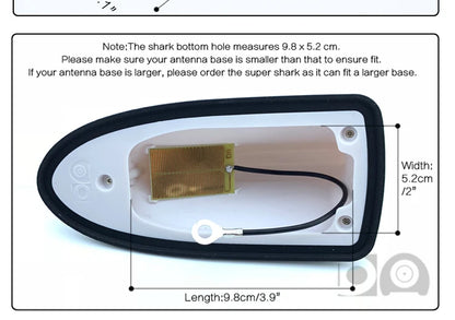 Waterproof Shark Fin Antenna Strong Radio Fm Am Signal Car Styling For Volkswagen Golf 2 3 4 5 6 7 Mk4 Mk5 Mk6 Mk7