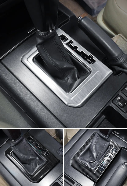 For 2010-2017 Right Rudder Car Toyota Land Cruiser Prado 150 Stainless Steel Panel Gearbox Cover Lc150 J150 Interior Accessories