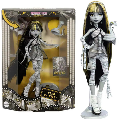 Monster High Reel Drama Lagoona Blue G1 Classic Black White Reproduction Collectible Fashion Doll For Adult Collectors