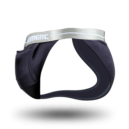 4PCSGun-bullet split underpants, venous men's triangle pants, breathable U-shaped protruding
