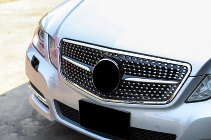 XVIP Chrome Black Diamonds Style Front Racing Grille For Mercedes Benz E-Class W212 E250 E300 E350 E500 2010-2013 Bumper Grilles