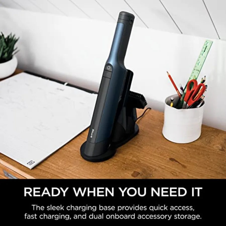 WV410BL WANDVAC Cordless Hand Vacuum, Ultra-Lightweight and Portable with Powerful Suction and Tools for Pets, Designed for Car