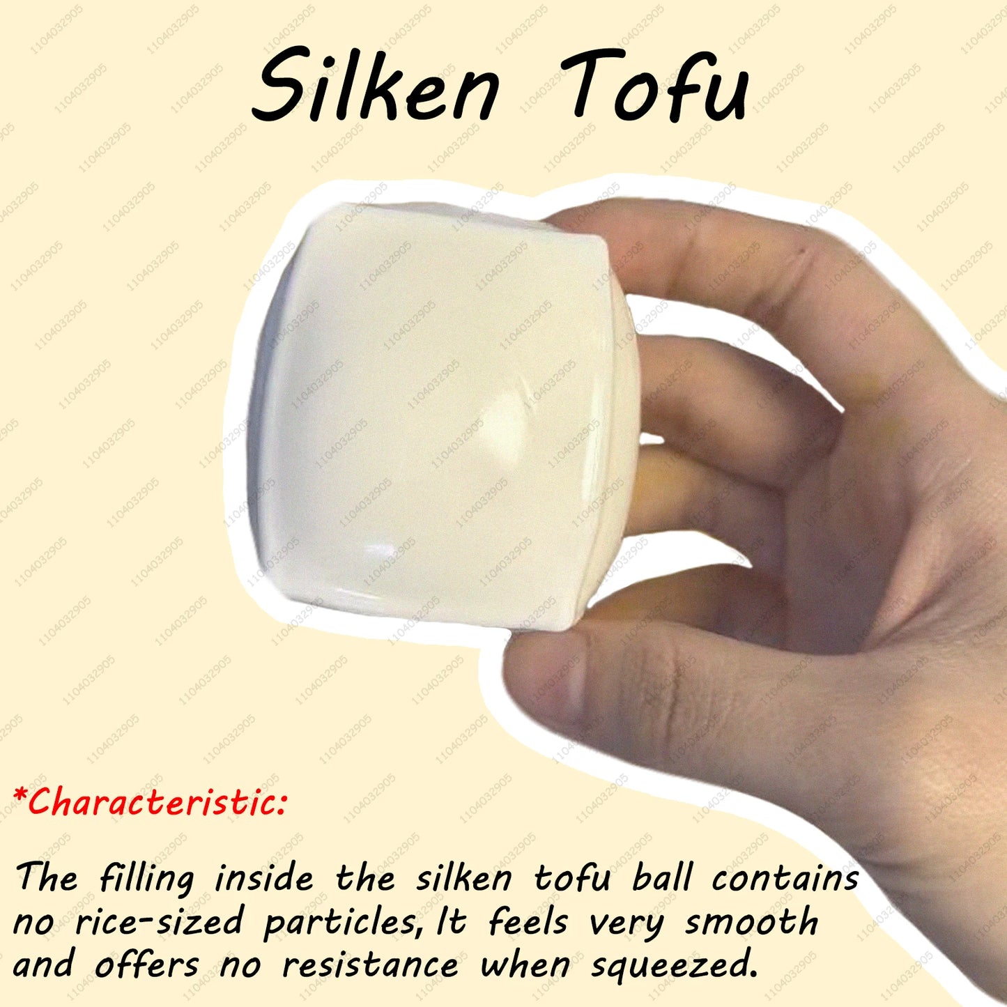 Tofu Stress Ball Shapeable Non-Bounce Creamy Feel Squeeze Ball Fidget Toy ASMR Sensory Anti-Stress Toys for Adults & Kids Gift