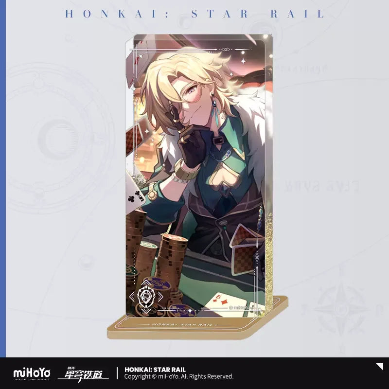 Sunsyea Honkai Star Rail Official Merch miHoYo Original Authentic Light Cone Series Acrylic Quicksand Ornament Himeko Seele