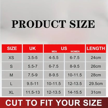Unisex High Arch Support Sports Orthotic Insoles, PU Shock-Absorbing Shoe Inserts for Flat Feet Relieve Foot Pain & Fatigue