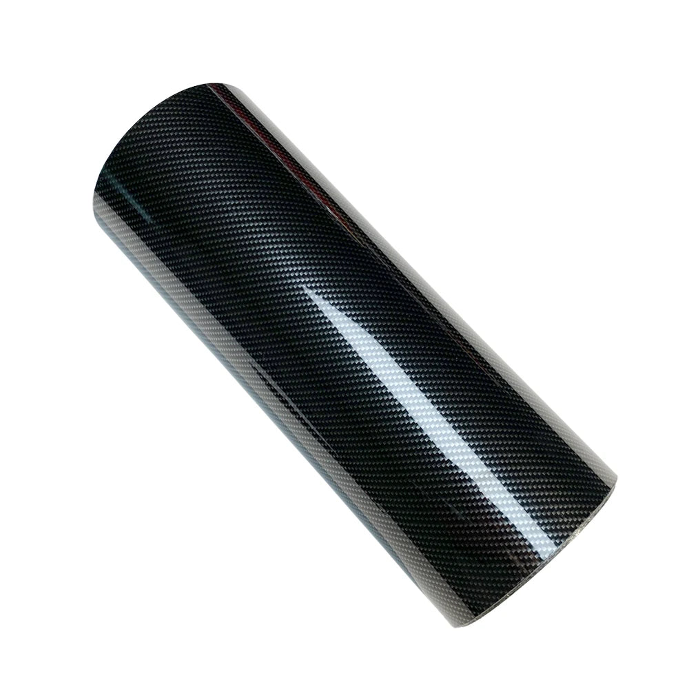 9D Carbon Fiber Vinyl Wrap Film Gloss Black Anti Scratch Waterproof Car Stickers DIY Protective Film Universal Auto Accessories
