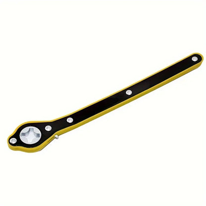 Auto Labor Saving Jack Ratchet Wrench,Long Handle Scissor Lug Wrench, 360° Forward And Reverse Knob Design,Tire Wheel Wrench