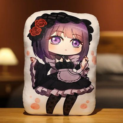 35cm Kawaii Anime My Dress Up Darling Series Q Version Pillow Cartoon Character Kitagawa Marin Creativity Printing Back Cushion