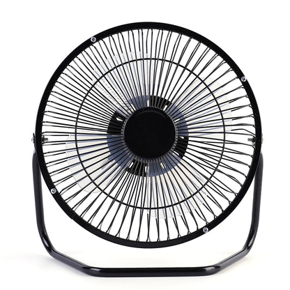 7W 6V Solar Panel with 8in USB Exhaust Fan Portable Pet Poultry Fan Ventilator for Home/Office/Outdoor Travel Camping/Pet House