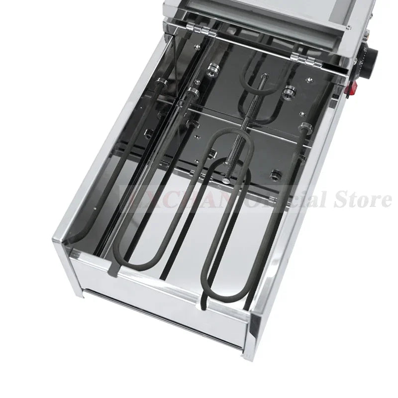 HomeWise Chimney Bread Roll Baking Machine Ice Cream Bread Cone Maker Cake Baking Machine Kurtos Kalacs Oven with 2 Rollers