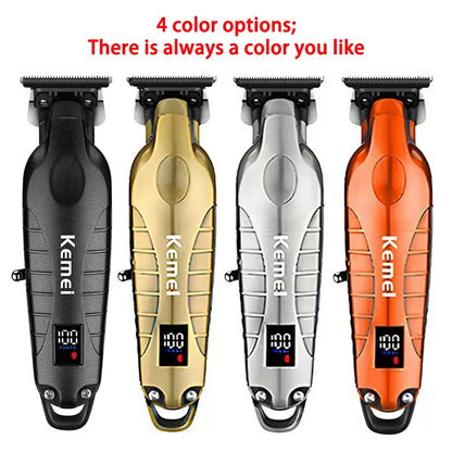 Kemei KM-2293 7000RPM Barber Professional Electric Hair Clipper Trimmer Cordless USB Charging Rechargeable Hair Clippers