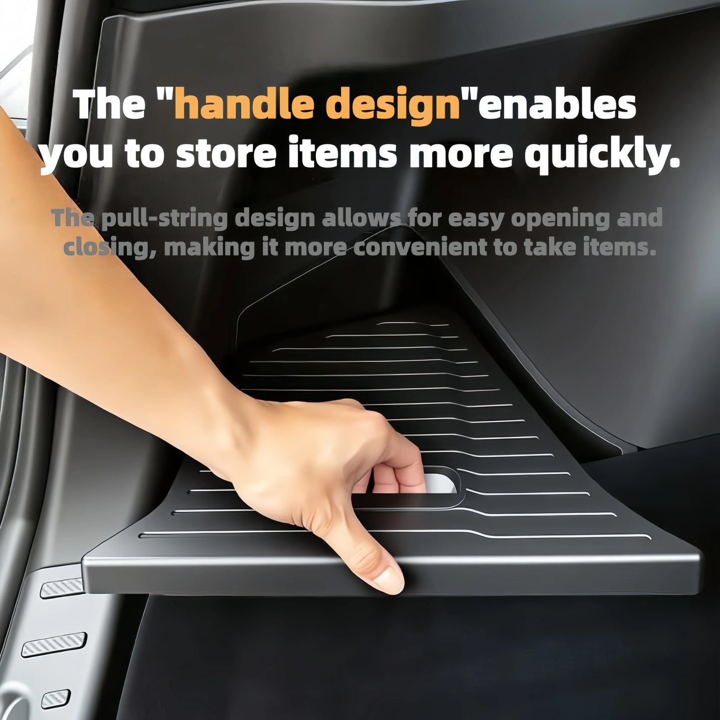 4PCS Trunk Organizer for Tesla Model YL Launch Refresh 2026 Rear Trunk Storage Bins Side Box Organiser TPE Accessories