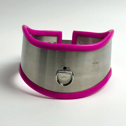 LILUPLAY New Stainless Steel Neck Collar Bdsm Bondage Lockable Chastity Belts Fetish Dog Collar Neck Harness Collar Sex Toys