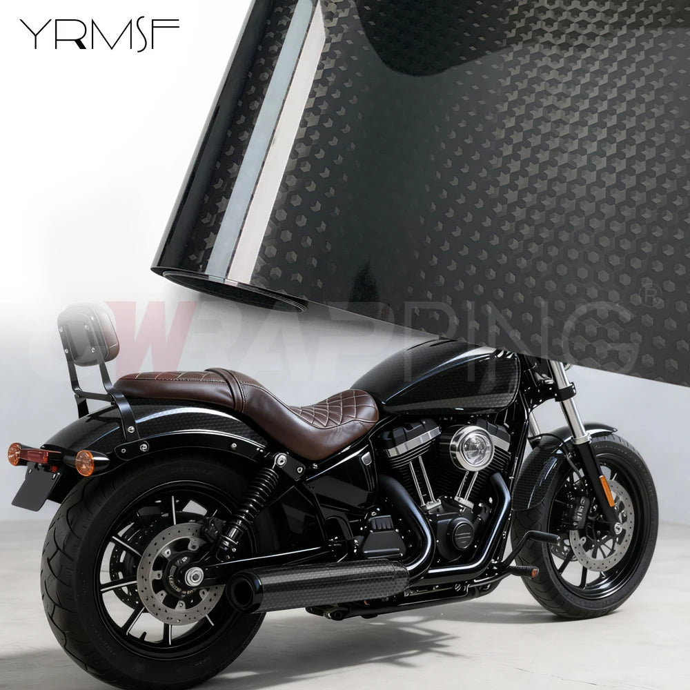 TPF Vinyl Paper for Car Film Covering Carbon Fiber Wrap Exterior Car Stickers Motorcycle Adhesive Vinyl Motorcycles Sticker Foil