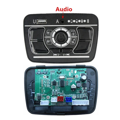 Multi-functional children ride-on electric vehicle controller 12V, JR1844N central controller for baby car