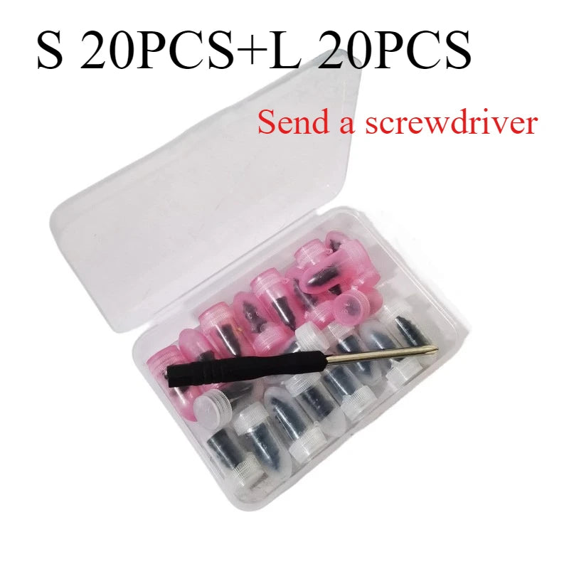 20PCS Car Motorcycle Tubeless Tire Repair Nails Mushroom Rubber Nails Quick Emergency Repair Tool Kit for Electric Vehicle