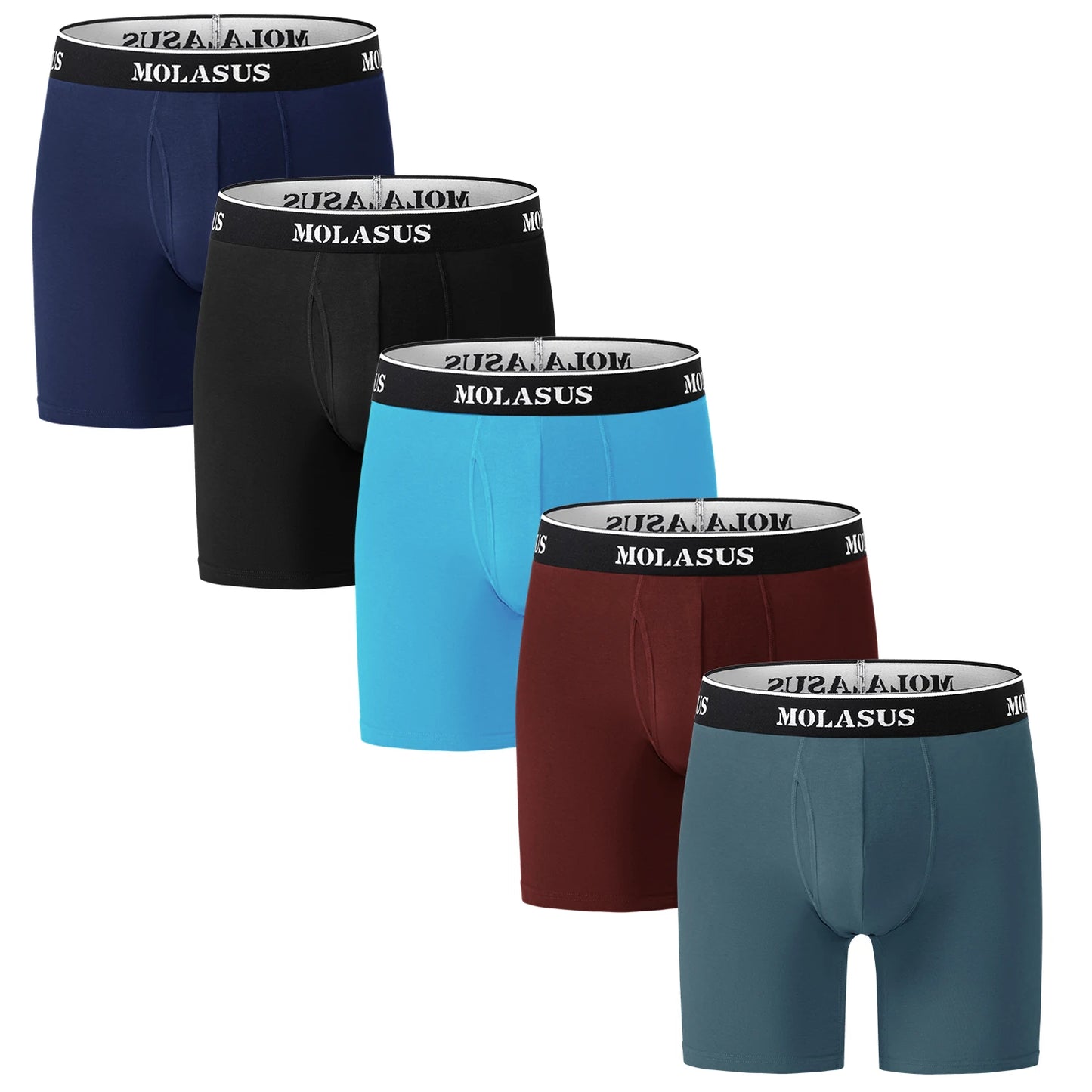 5PCS/Lot Men's Underwear Boxers Cotton Underpants Male Sexy Panties Breathable Comfortable Man Boxer Shorts U Convex Lingerie