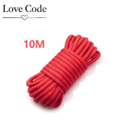 5m/ 10m Cotton Rope Female Adult Sex products Slaves BDSM Bondage Soft Rope Adult Games Binding Rope Role-Playing Sex Toy