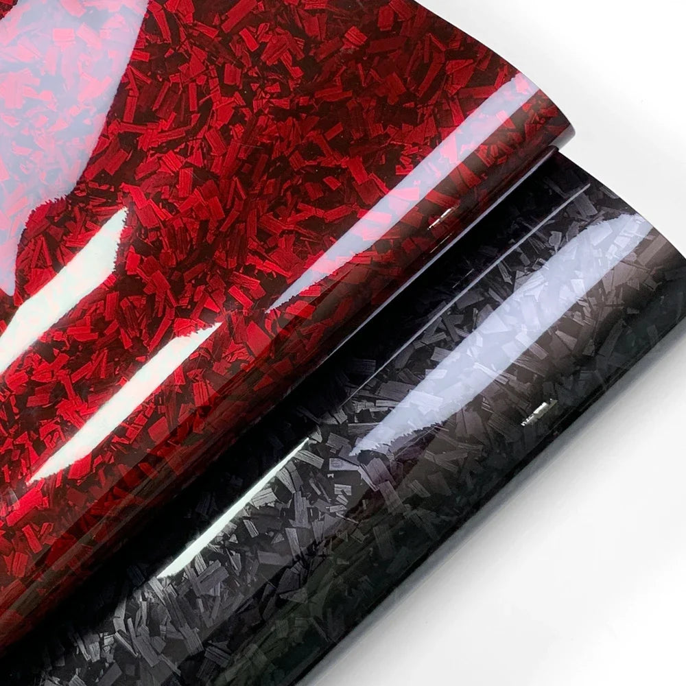 Carbon Fiber Vinyl Film Self Adhesive  Auto Tuning Vinyl Wrap Glossy Black Red Car Body Film Motorcycle Stickers Car Accessories