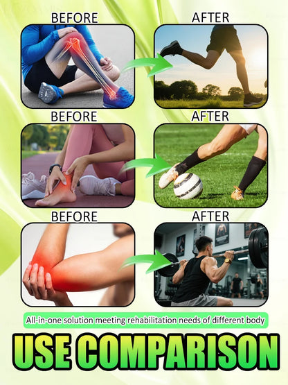 Massage shoulders, waist, legs, feet, and arms.