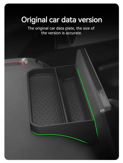 For BYD Shark 6 2024 2025 Car Behind Instrument Screen Silicone Storage Box Phone Holder Anti-slip Organizer Box Car Accessories