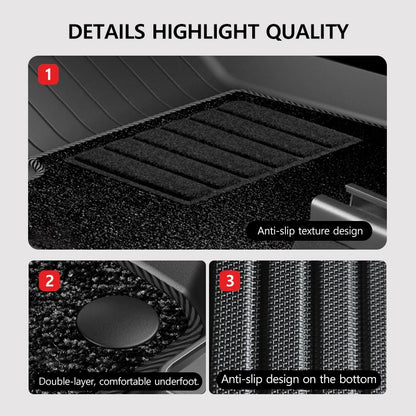 NovaAcc for Tesla Model Y Juniper 2025 2026 Model 3 Highland Floor Mats Trunk Mats Cargo Liners TPE All Weather Water Proof