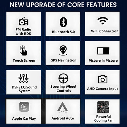 Android Car Navigation 9-inch with CarPlay Android Auto 2+32G for Holden Colorado RG 2012-2016 Chevrolet Isuzu-S10 2015-2017