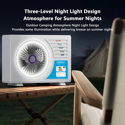 Lenovo Air-conditional Rechargeable Table Fan Portable Small Fan For Student Dormitory Computer Summer Gadget Home Desk Office