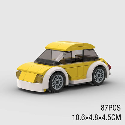 City Technique Speed Racing Car old Classic Sport Model Building Brick Super Racer Great Rally Vehicles Block Christmas gift Toy
