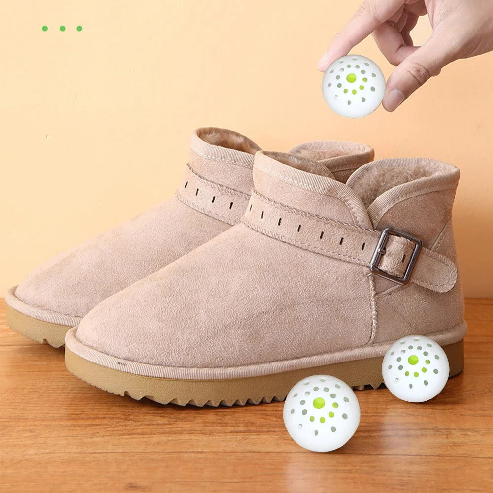 6-60PCS Deodorant Balls For Shoes Jasmine Scent Fresheners Footwear Shoe Closet Toilet Deodorization Long-lasting Aromatic 2025