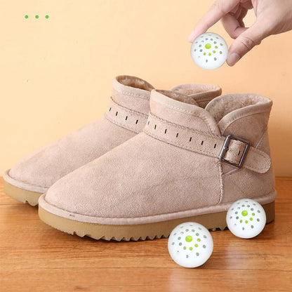 6-60PCS Deodorant Balls For Shoes Jasmine Scent Fresheners Footwear Shoe Closet Toilet Deodorization Long-lasting Aromatic 2025