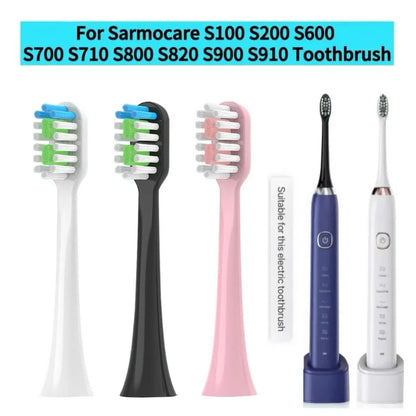Replacement Toothbrush Heads for Sarmocare S100 S200 S600 S700 S800 S900 S710 S820 S910 Electric Toothbrush for Hyundai X100