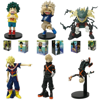 11-22cm BANPRESTO My Hero Academia 7TH SEASON FIGURE Katsuki Bakugo Childhood Midoriya Izuku Figure Anime PVC Model Boxed Toys