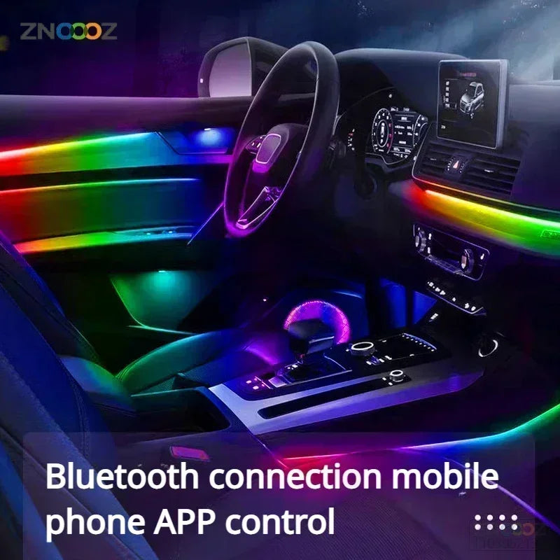RGB 22in1 Car Interior Acrylic Car Ambient Lights For Volkswagen Golf 6 7 5 4 3 2 8 MK4 MK6 MK7 MK5 MK3 MK2 MK8 Car Accessories