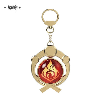 Sunsyea Genshin Impact Official Merch miHoYo Original Authentic Eyes of God Keychain Mondstadt Liyue Inazuma