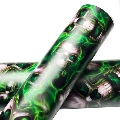 Skull Sticker Bomb Graffiti PVC Vinyl Wrap Film With Air Release Self Adhesive DIY Car Motorcycle Furniture Decoration Sticker