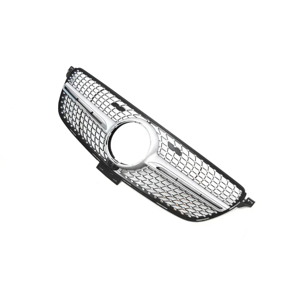 XVIP Front Chrome Diamonds Style Racing Grille For Mercedes Benz GLE C292 GLE350 GLE450 GLE500 GLE43 AMG 2016-2019 Upper Grilles