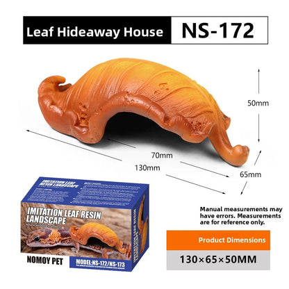 Nomoypet NS162 Rock Cave Simulation Pet Reptile Spider Turtle Sunbathing Platform Hideout Caves for Pets Reptiles Supplies