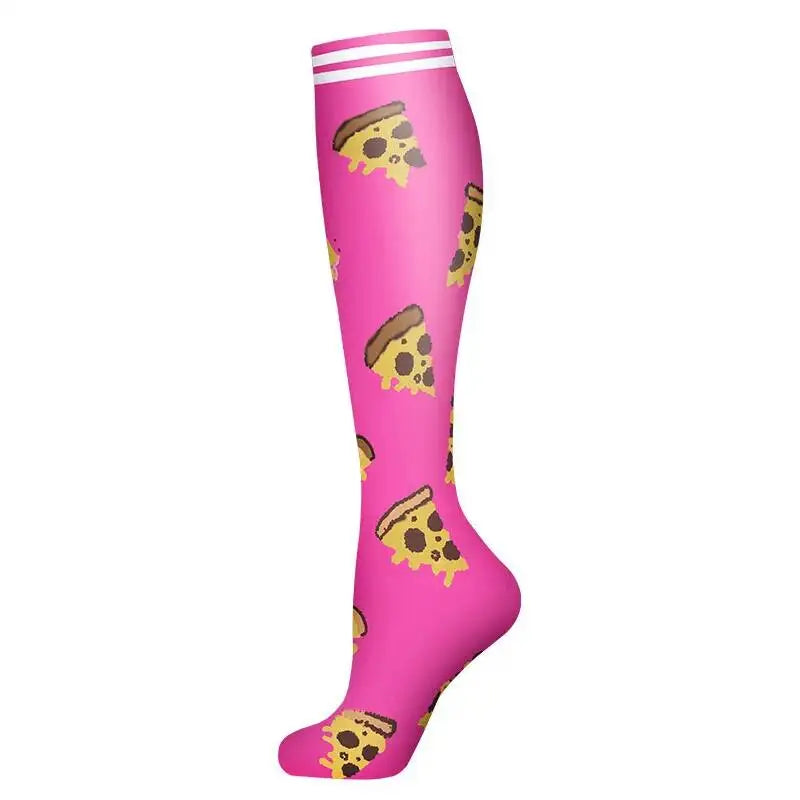 New Compression Socks Varicose Vein Nurse Sports Running Calf Pressure Stockings Protect Bare Feet Support Gradient Pressure