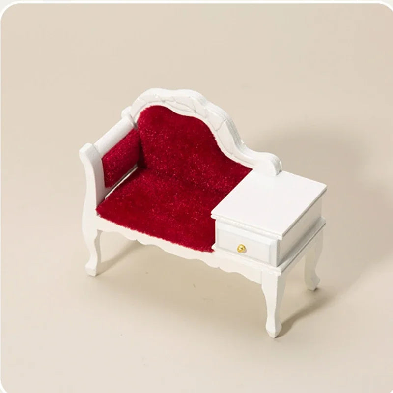 1:12 Mini Cute Dolls Sofa Pillows Set Simulation Dollhouse Furniture Toys Miniature Doll House Accessories Children Toys Gift