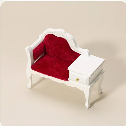 1:12 Mini Cute Dolls Sofa Pillows Set Simulation Dollhouse Furniture Toys Miniature Doll House Accessories Children Toys Gift
