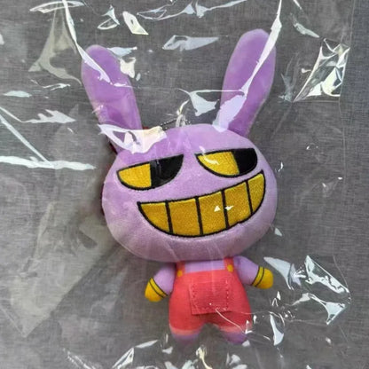 Hot Cute The Amazing Digital Circus Plush Keychain Pomni Jax Caine Soft Mini Toy for Fans Bag Charm and Birthday Charm
