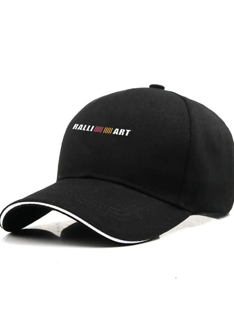 Car Hats Casual Baseball Caps Sunscreen Cotton Ventilate Hat for MITSUBISHI RALLIART Auto Accessories