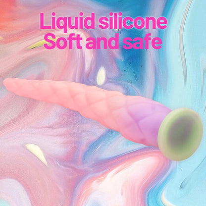Liquid Silicone Long Anal Plug Octopus Tentacles Adult Sex Toy Clitoris Anus Stimulation Powerful Suction Cups To Free up Hands.
