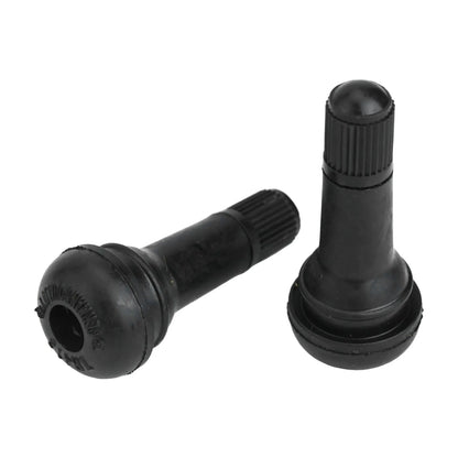 100 Pcs Rubber Valves Tyre Rubber Valve TR413 Tubeless Car Wheel Tire Valve Stems With Cap Dust Cap For Car Motorcycle ATV