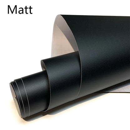 Matte Black Vinyl Wrap 1.5Mx3M/6M Car Film Covering Roof Hood Protection Film Foil Matte Black Car Sticker Vinyl for Motorcycle