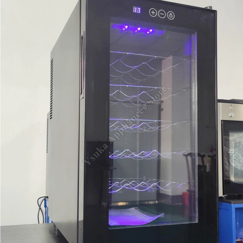 18 Sticks Of Wine Cooler Thermostat Refrigerator Electronic Refrigeration Air-Cooled Small Household Wine Cooler