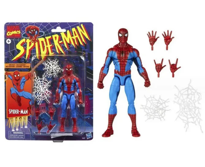 Marveles Studios Legends Spider Man Vs Carnage Action Figure Model Toys Deadpool Avengers Venom Collection Doll Kids Toy Gift